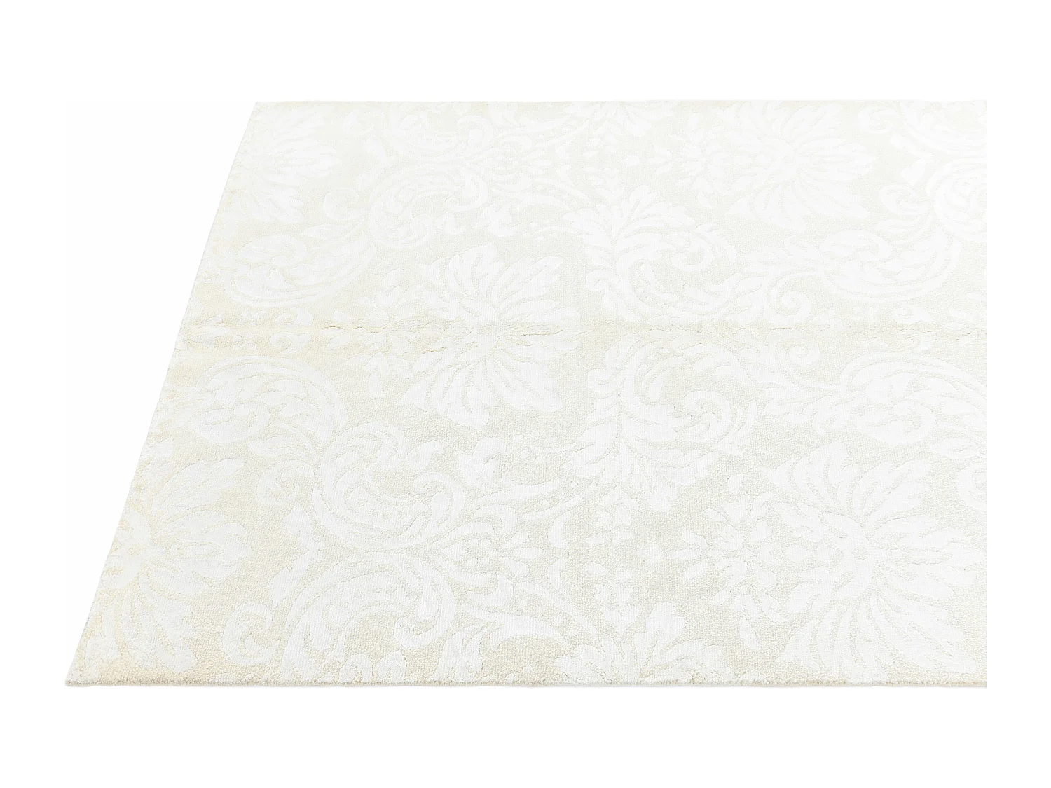 Tapis de laine 142x183 beige Darya