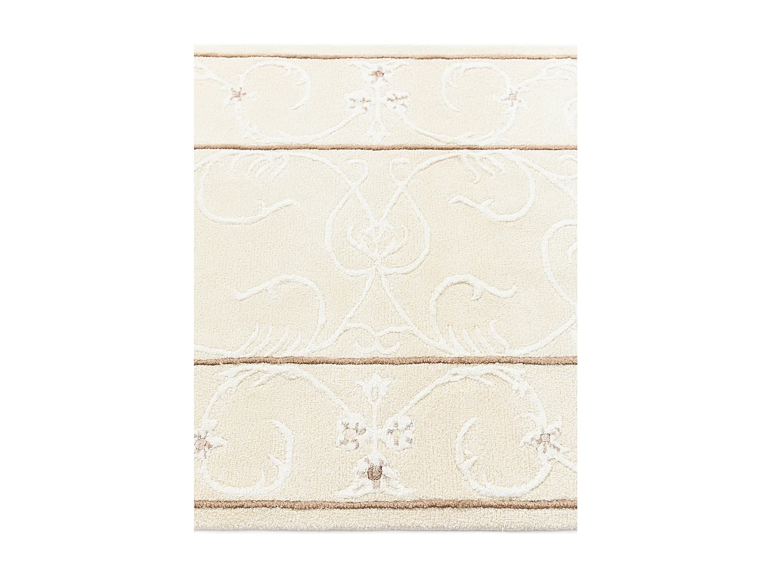 Tapis de couloir en laine 81x297 beige Darya