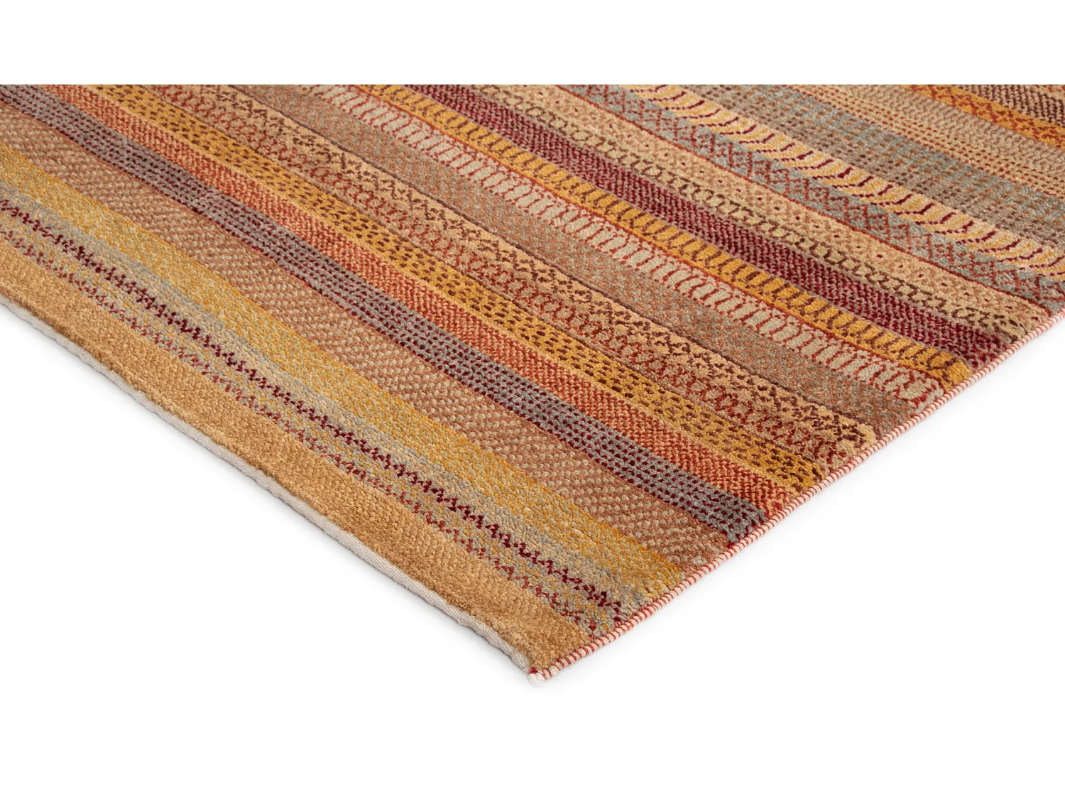 Tapis de laine 169x211 orange Juma