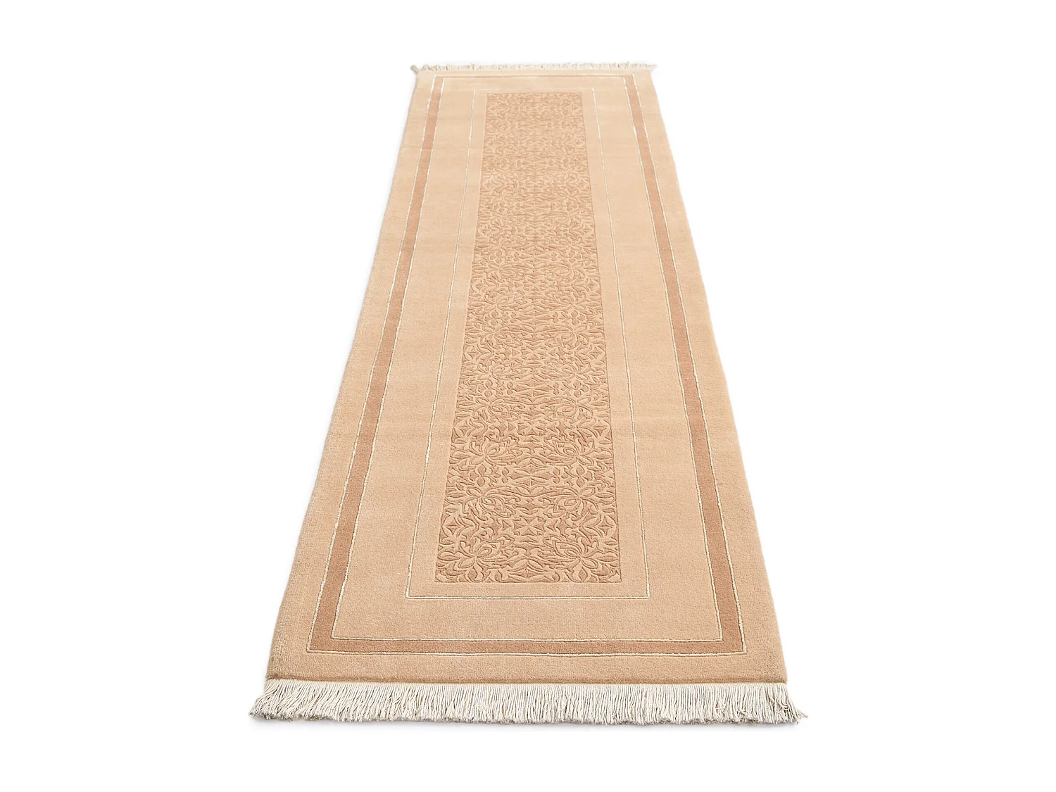 Loper-Woltapijt 302x81 Bruin Darya