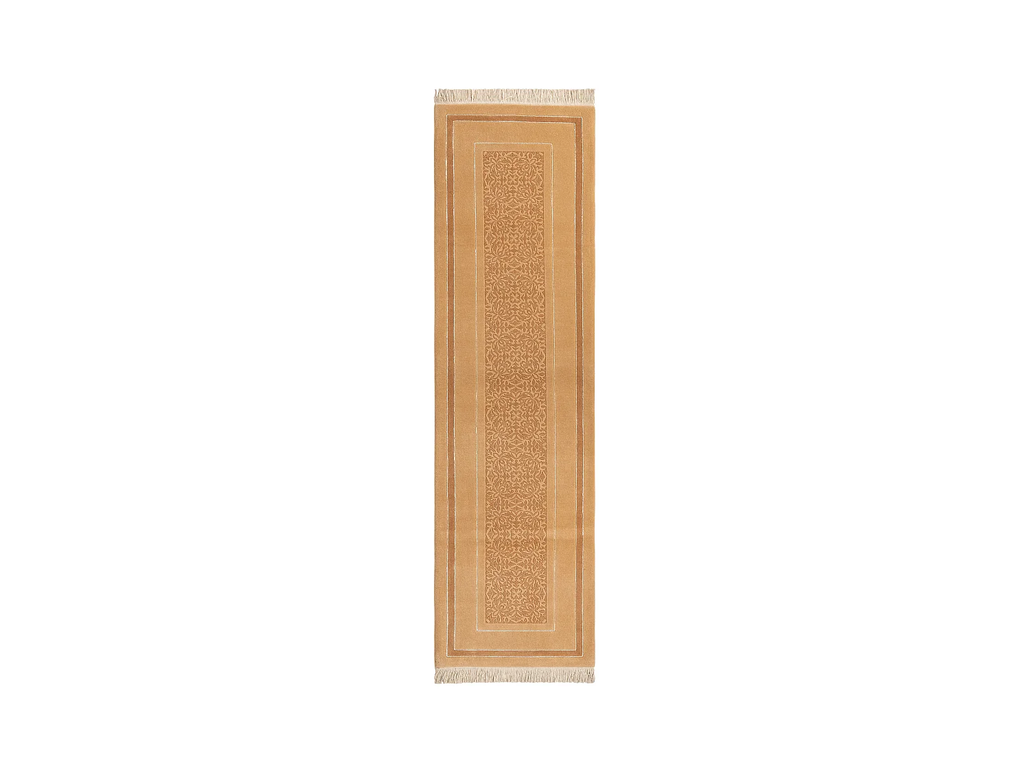 Tapis de couloir en laine 81x302 brun Darya
