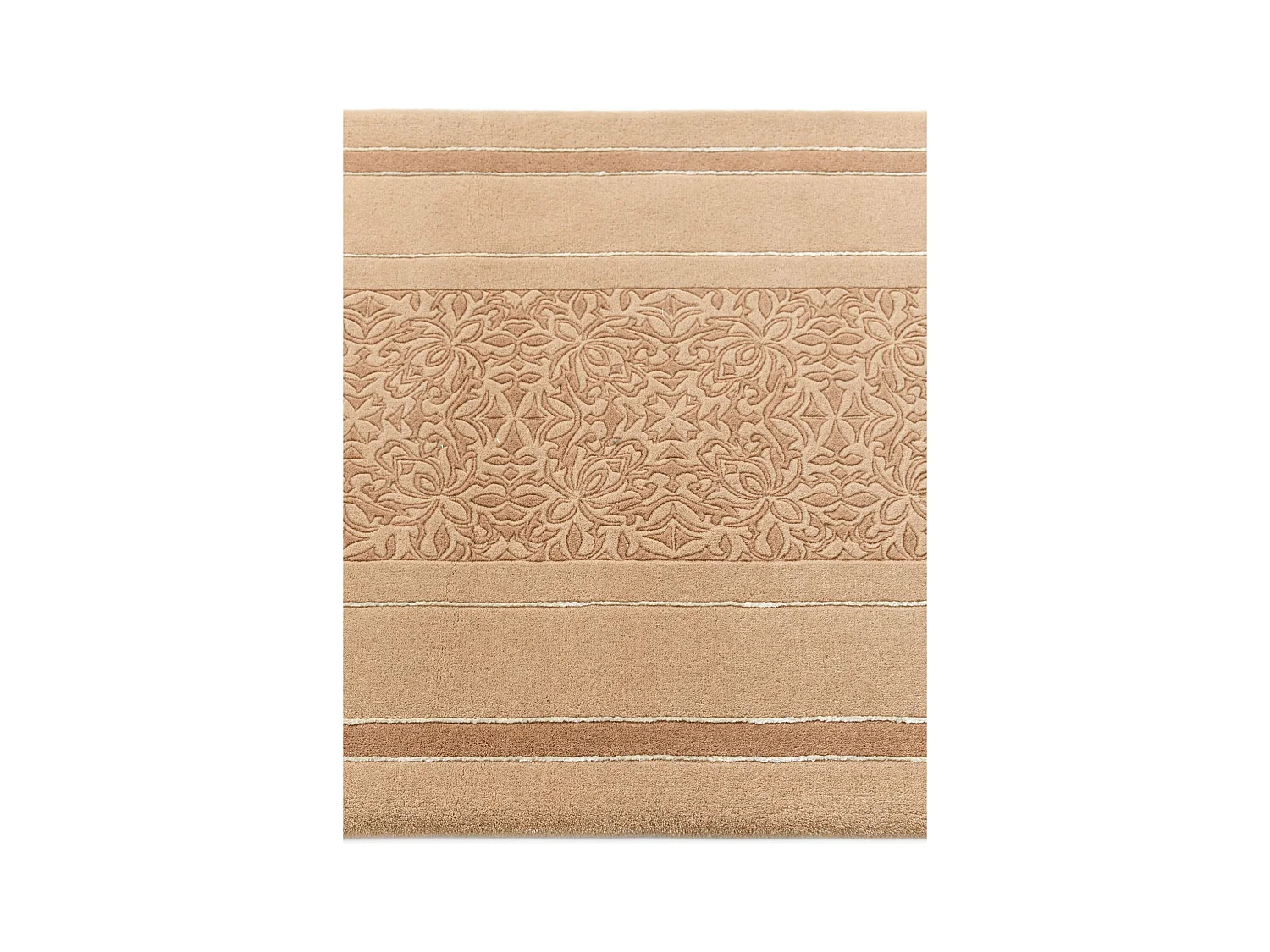 Tapis de couloir en laine 81x302 brun Darya