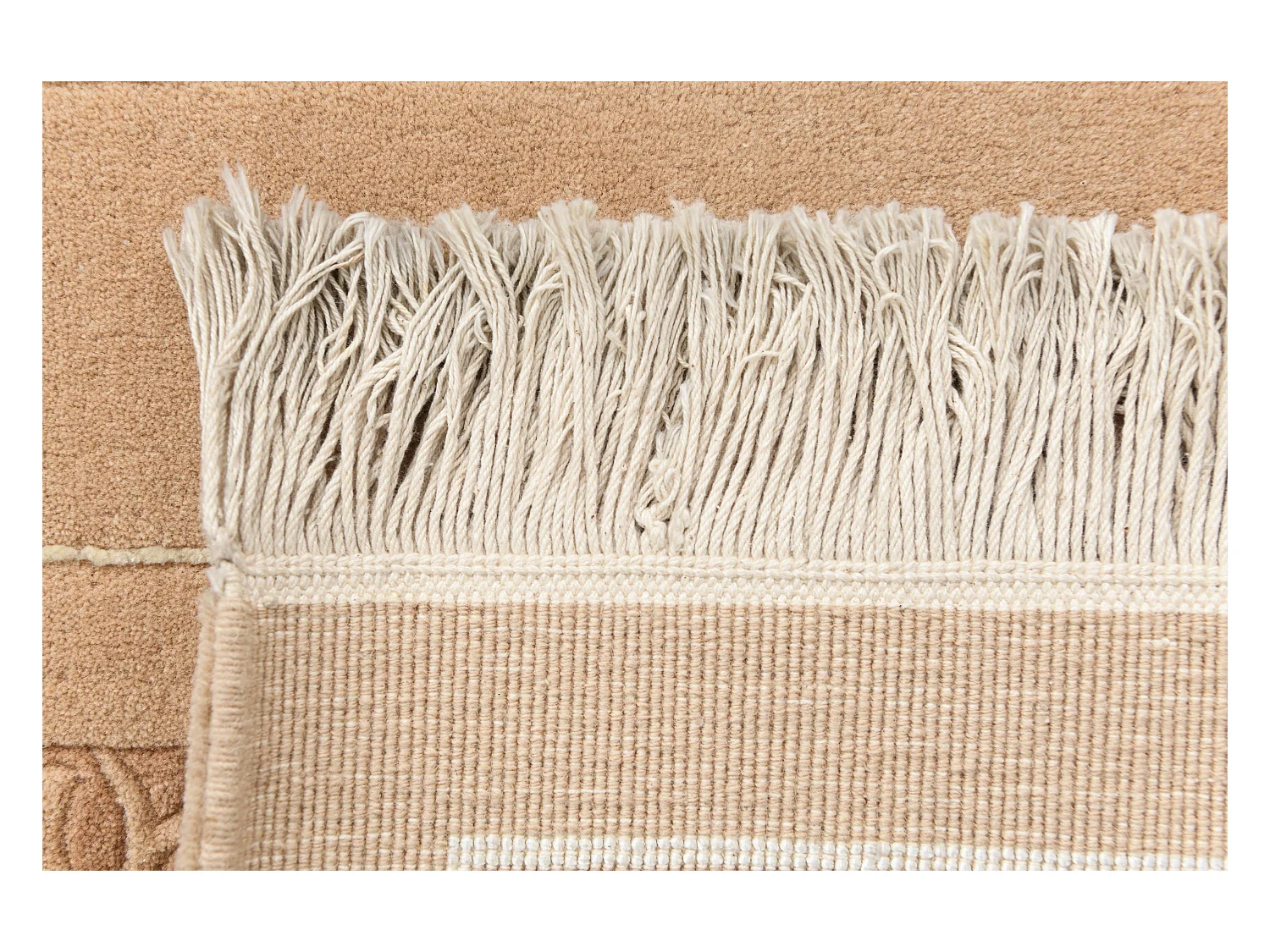 Tapis de couloir en laine 81x302 brun Darya