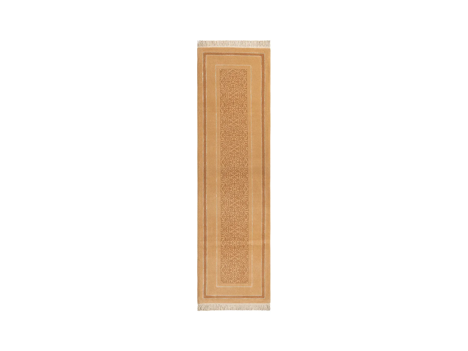 Tapis de couloir en laine 81x302 brun Darya