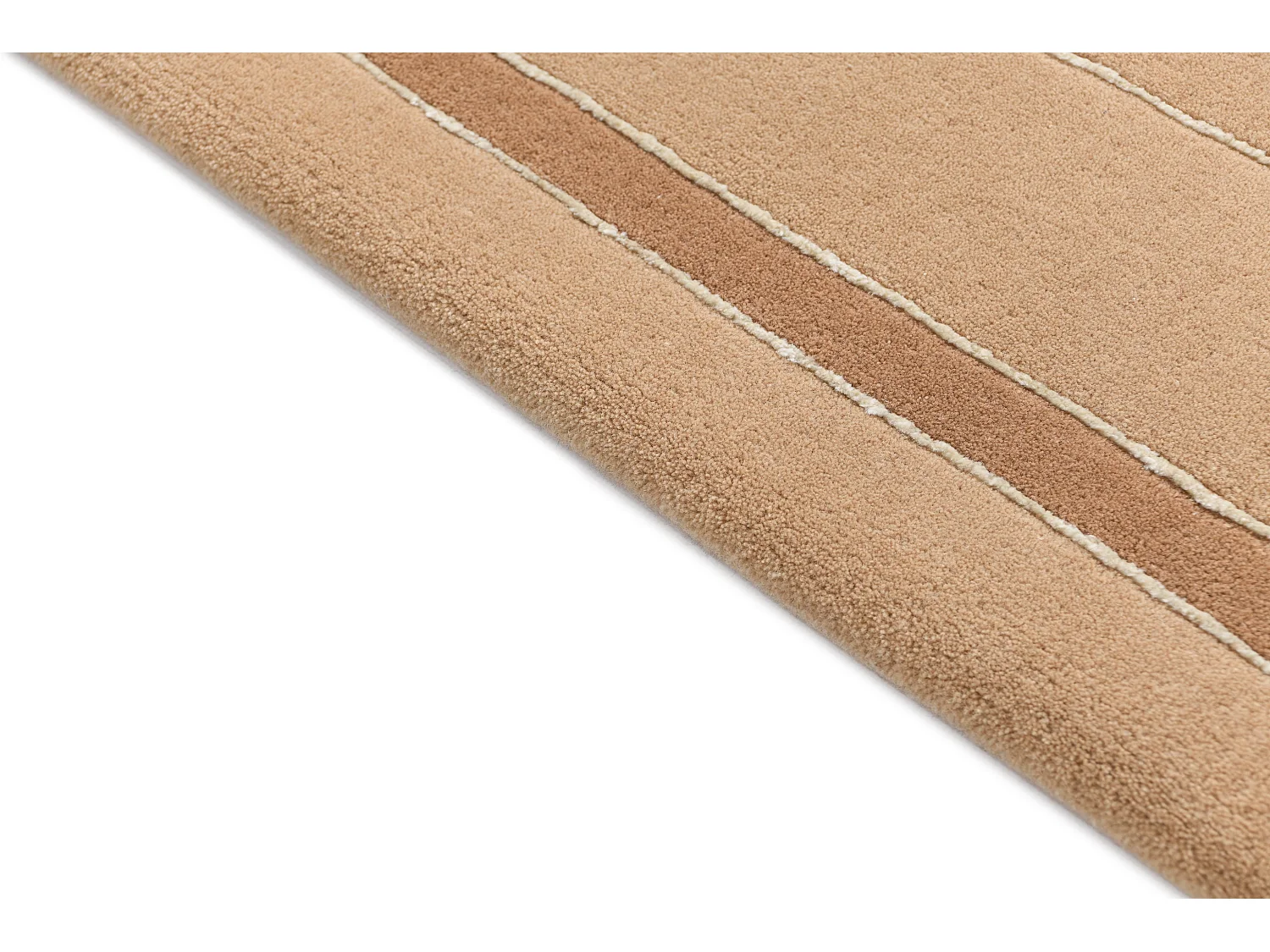 Tapis de couloir en laine 81x302 brun Darya