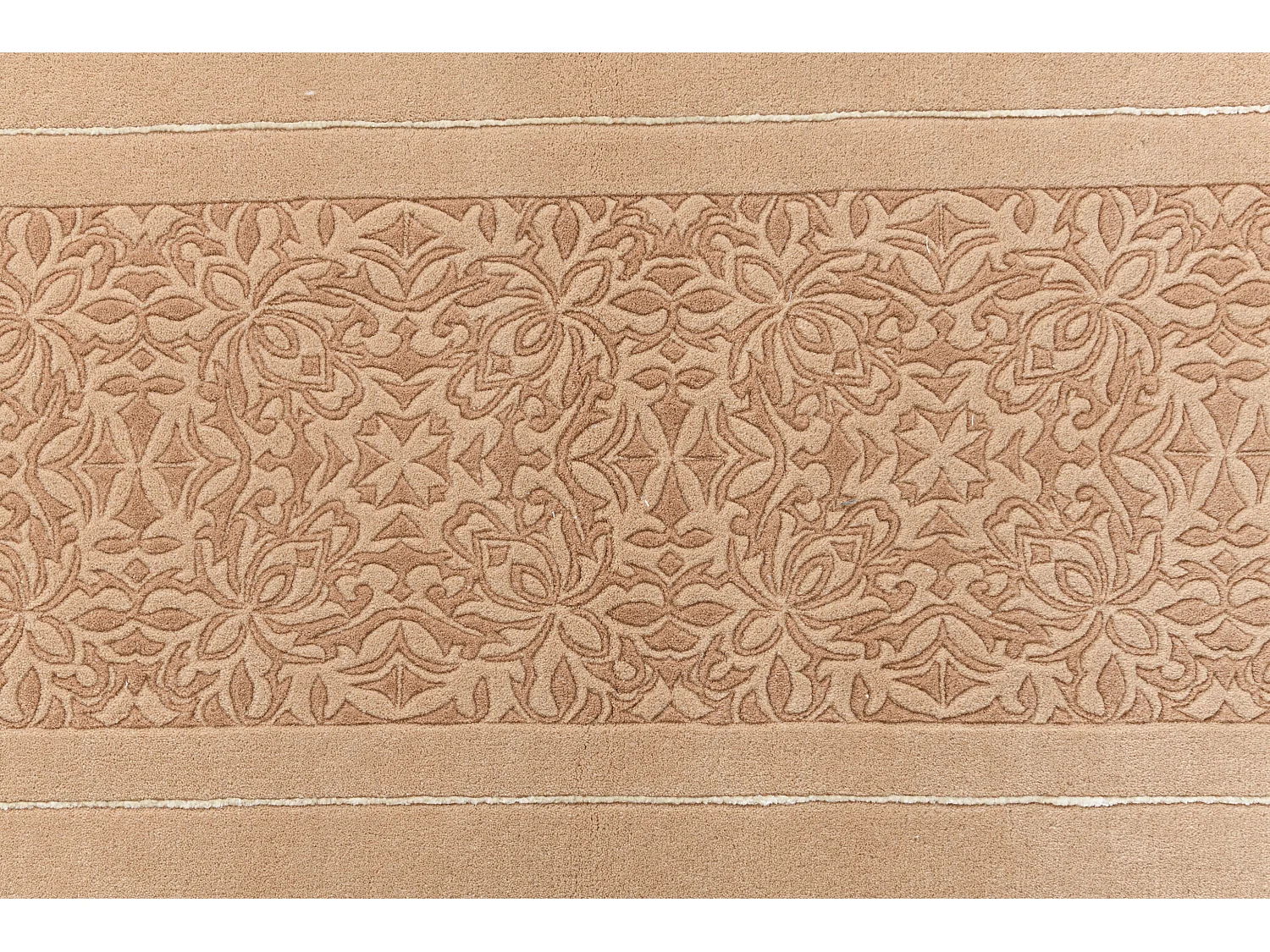 Tapis de couloir en laine 81x302 brun Darya