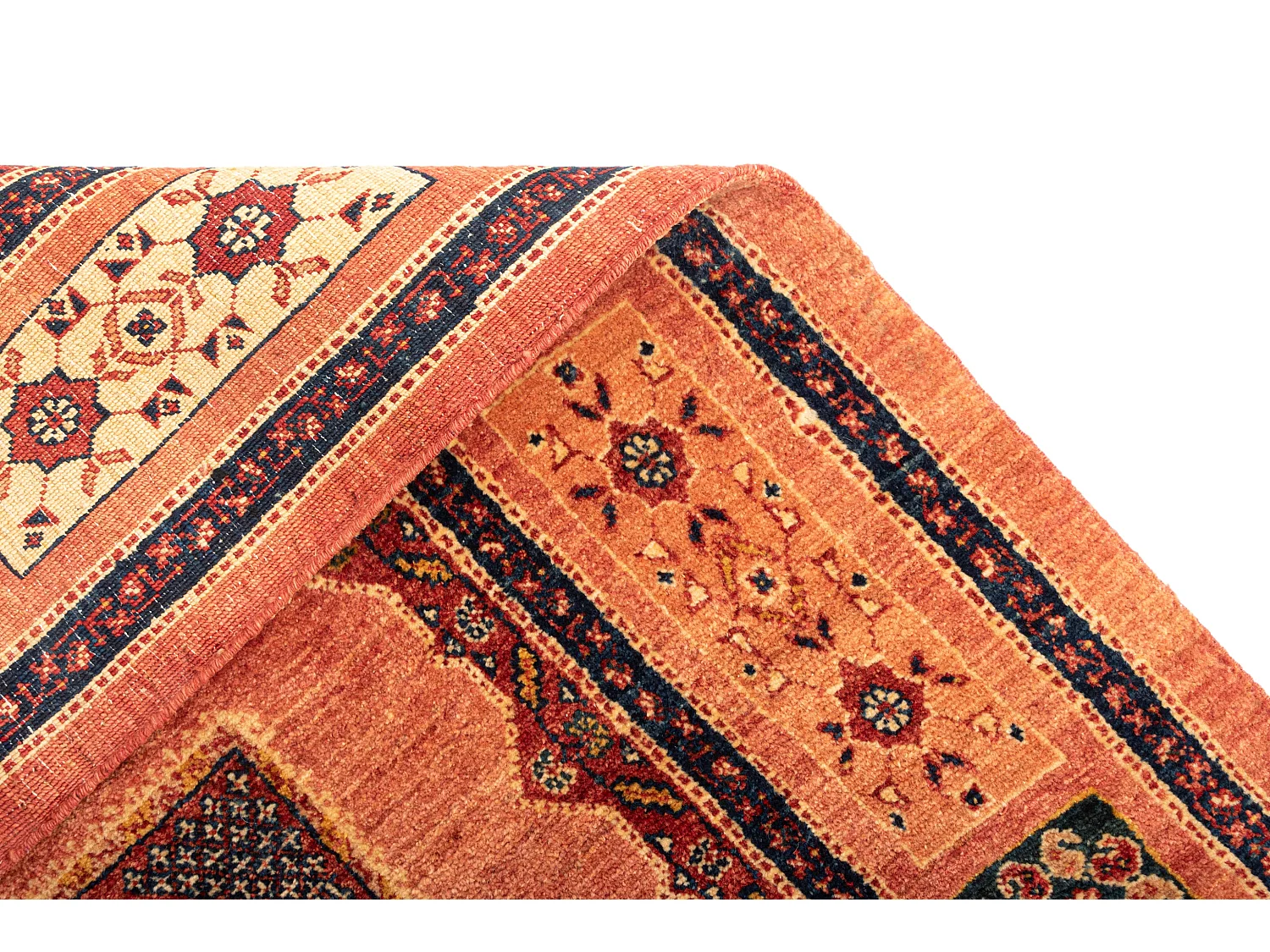 Tapis de laine 110x173 brun Kashkuli