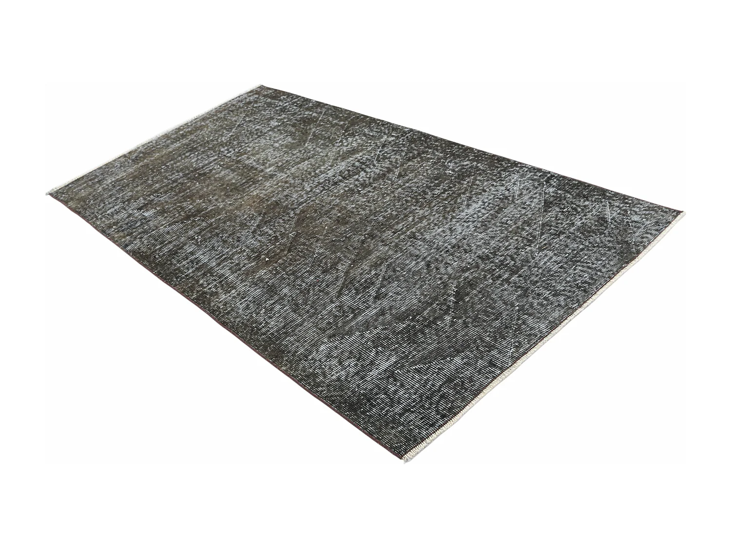 Tapis de laine 109x206 noir Ultra Vintage