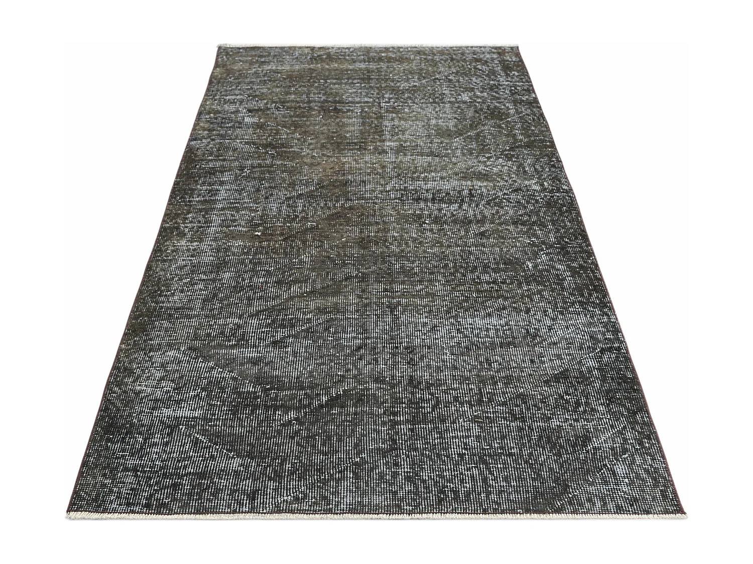 Tapis de laine 109x206 noir Ultra Vintage