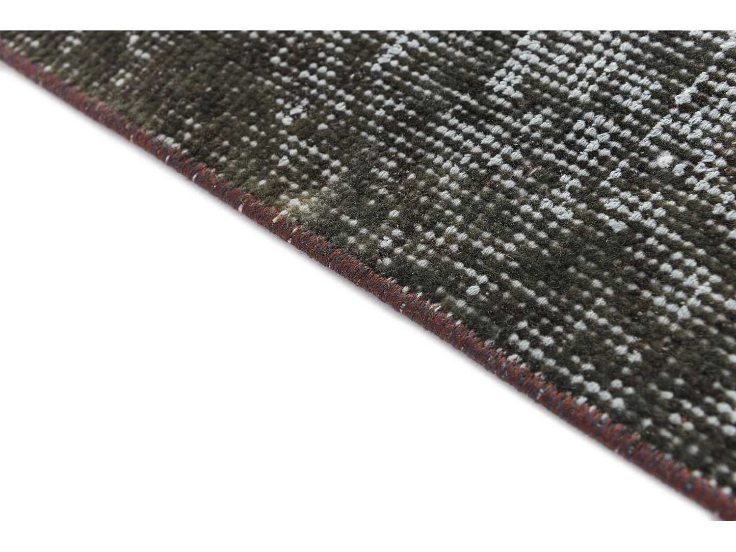 Tapis de laine 109x206 noir Ultra Vintage