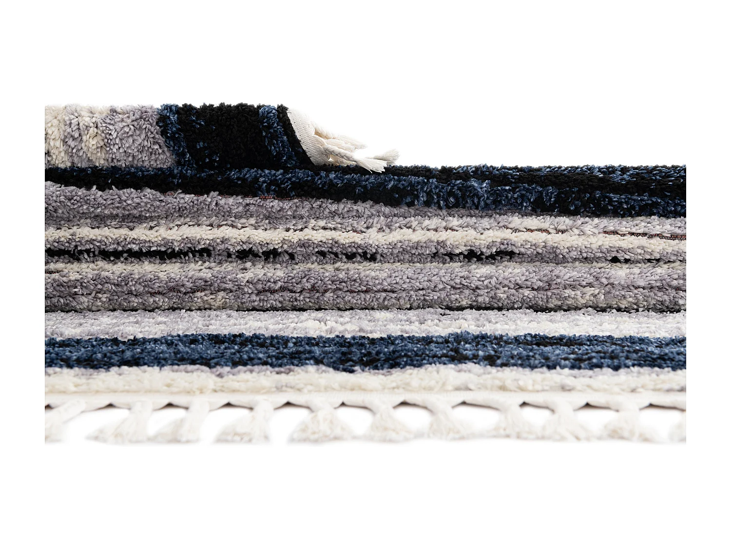 Hoogpolig tapijt 185x125 Blauw Frauenfeldnea