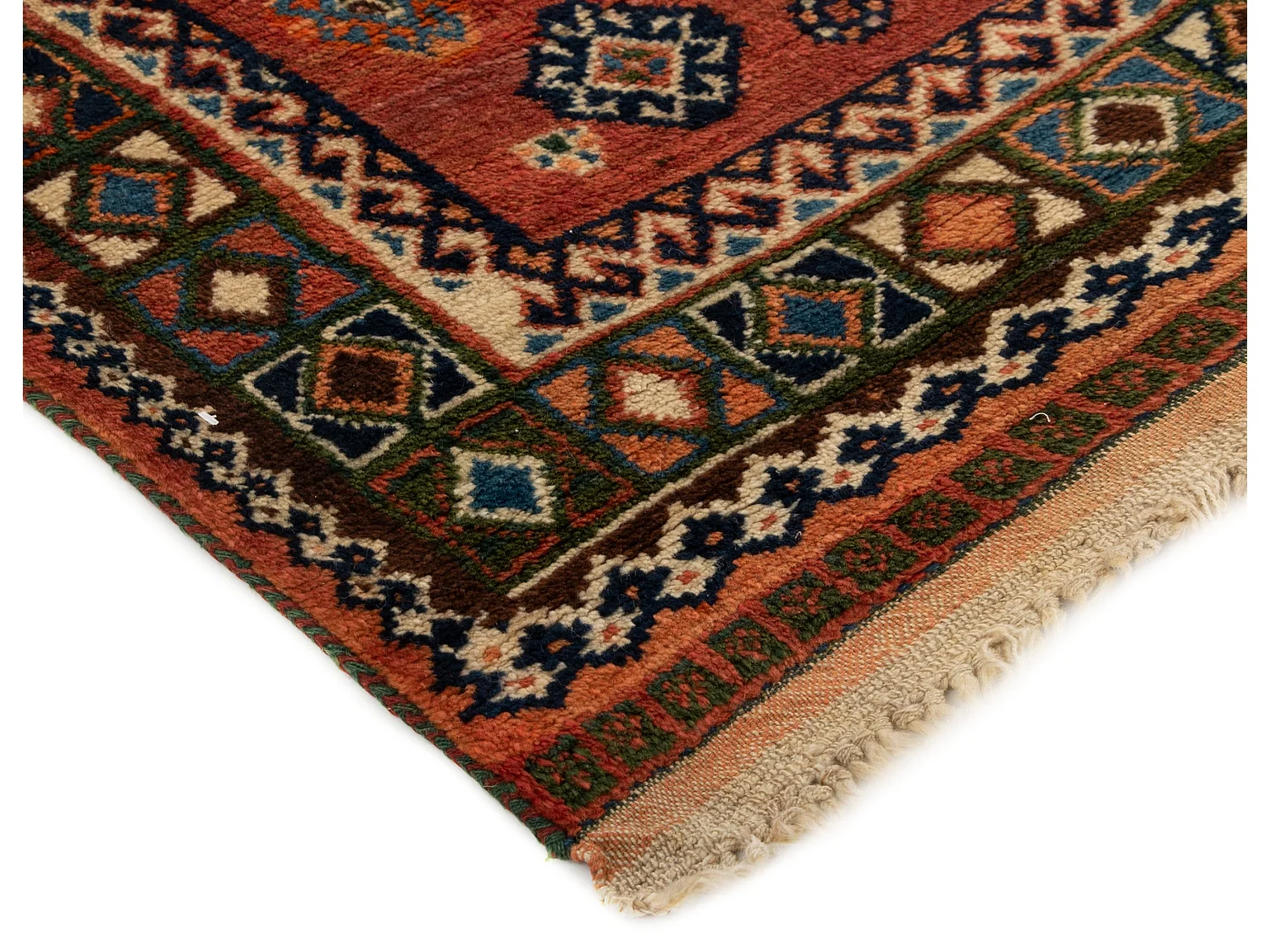 Tapis de laine 135x244 brun Gabbeh