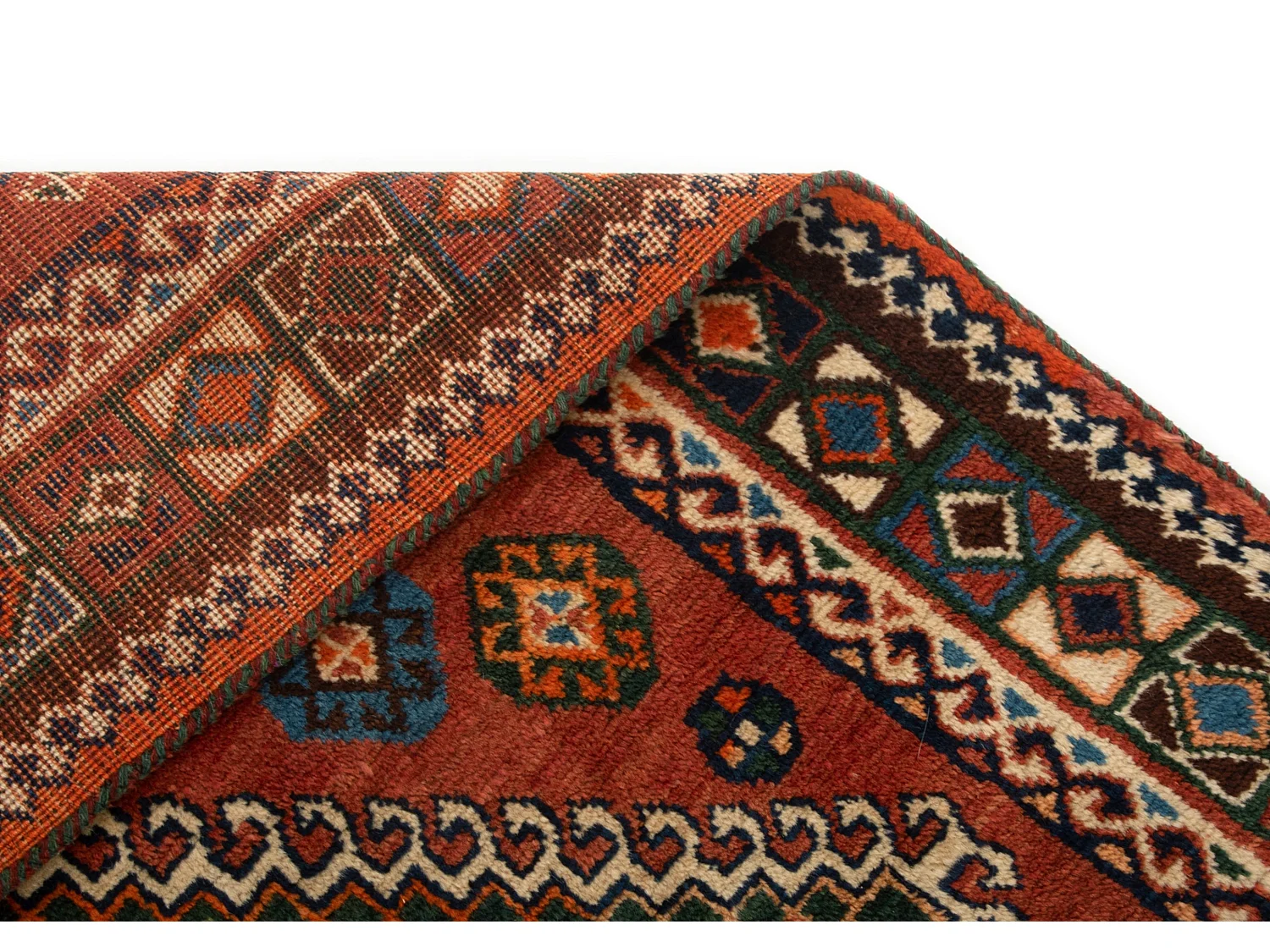 Tappeto in lana 135x244 marrone Gabbeh