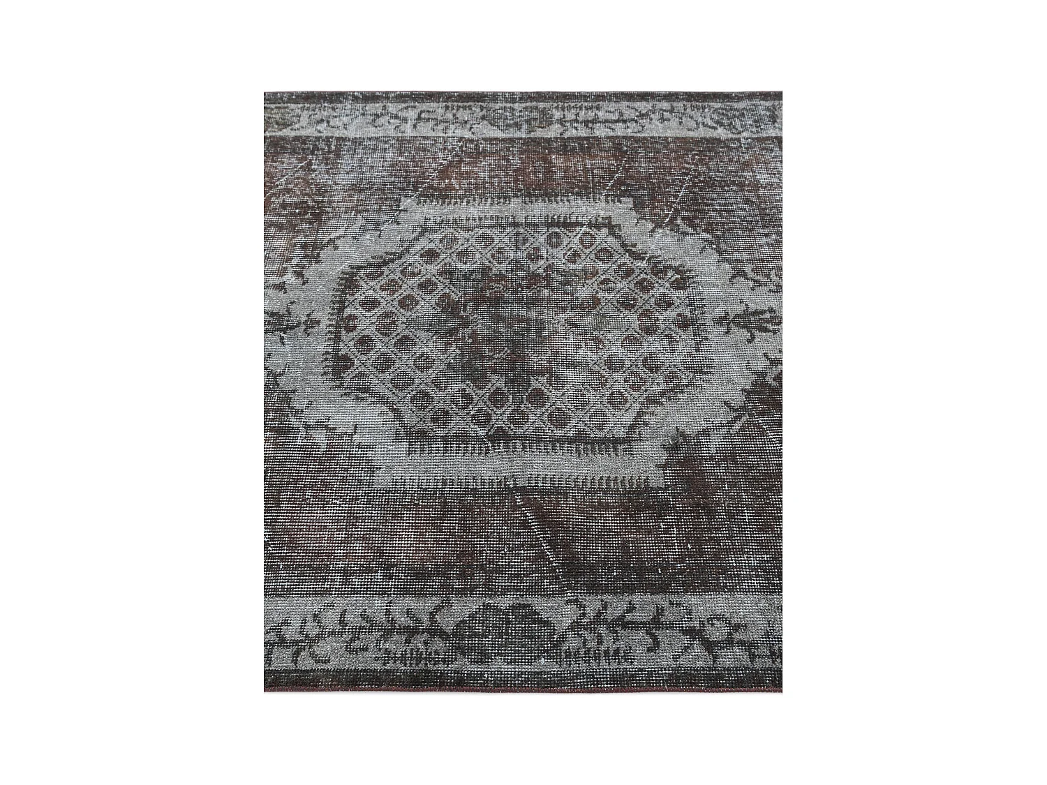 Tapis de laine 117x206 gris Ultra Vintage