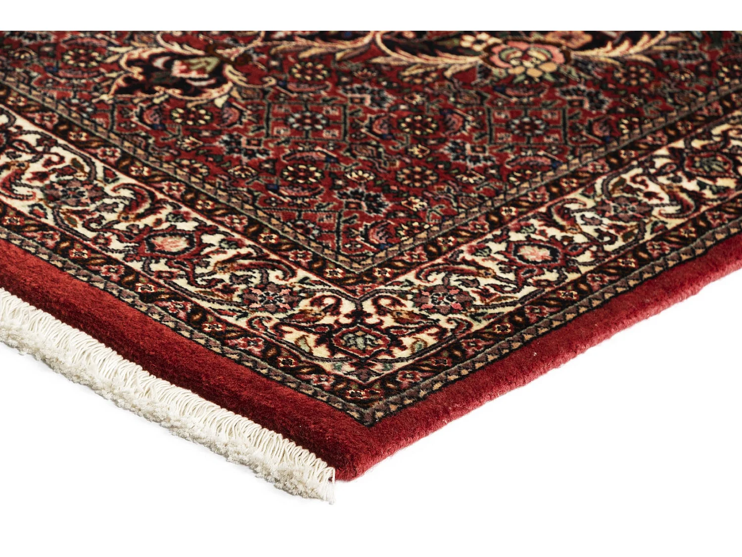 Tapis de couloir en laine 76x329 rouge Bidjar