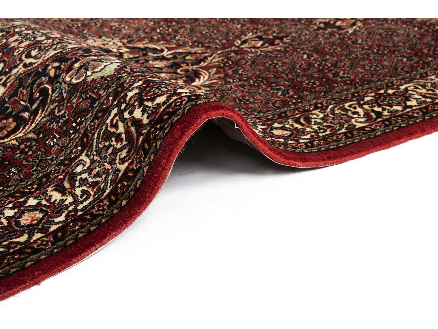 Tapis de couloir en laine 76x329 rouge Bidjar