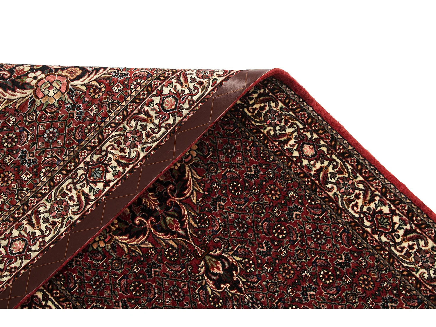 Tapis de couloir en laine 76x329 rouge Bidjar