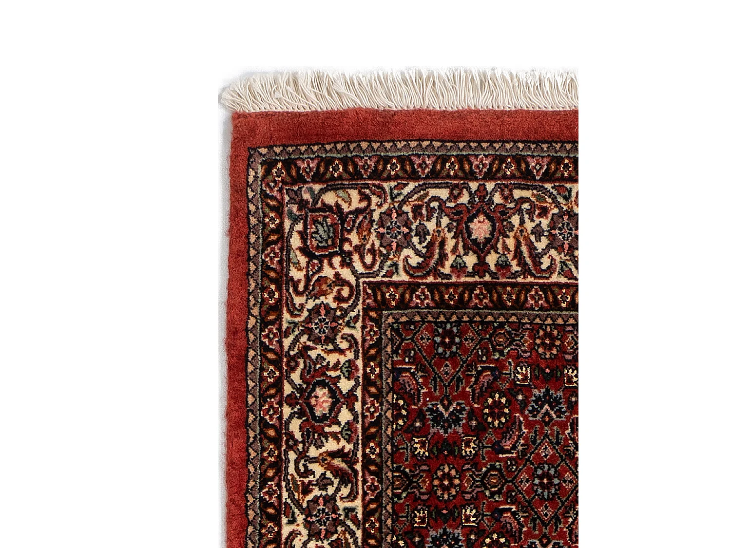 Tapis de couloir en laine 76x329 rouge Bidjar