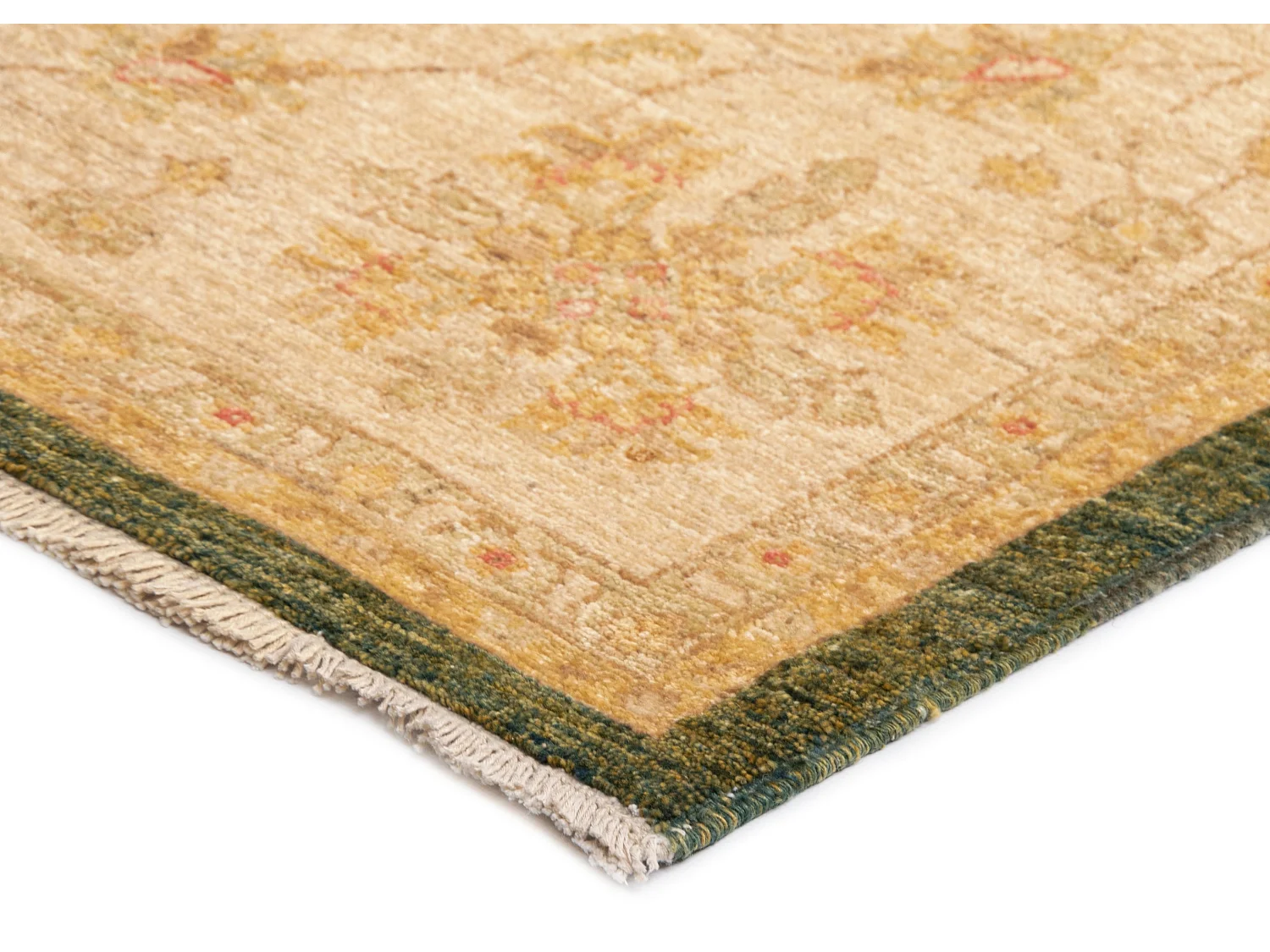 Wollteppich 252x284 Grün Kaizar