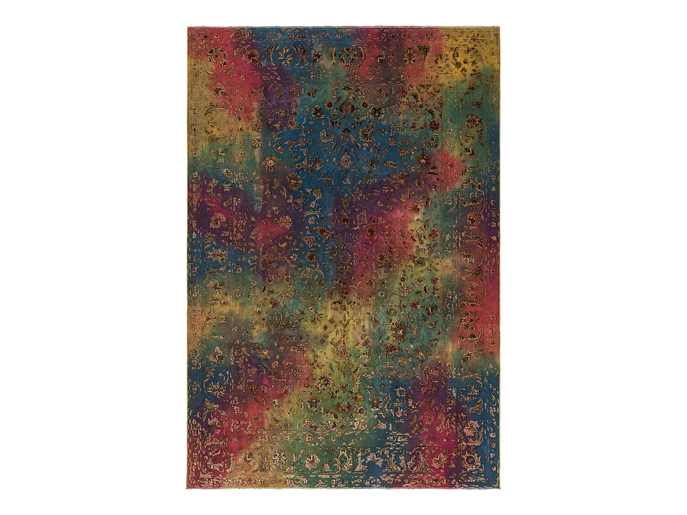 Wollteppich 193x287 Mehrfarbig Vintage Royal