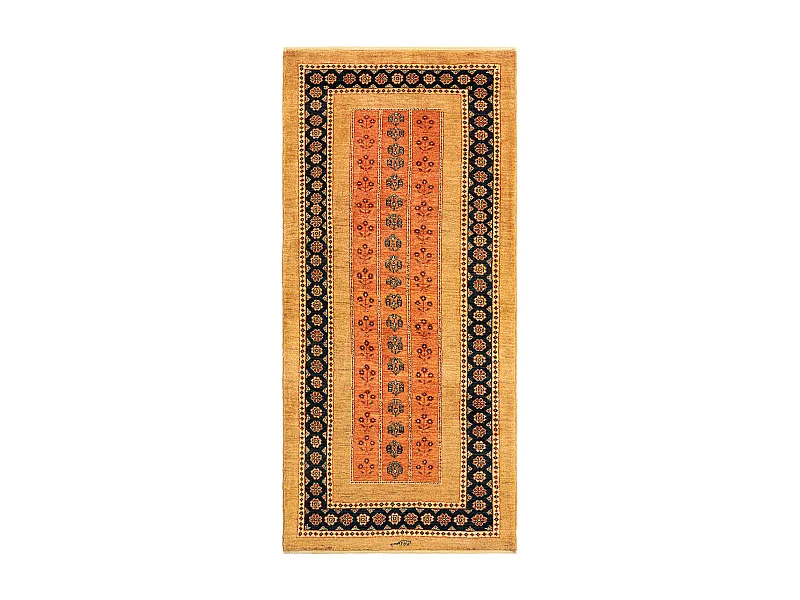 Tapis de couloir en laine 84x185 brun Kashkuli