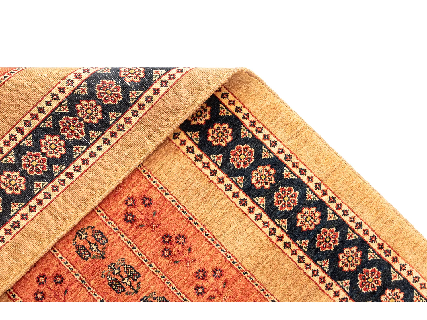 Tapis de couloir en laine 84x185 brun Kashkuli