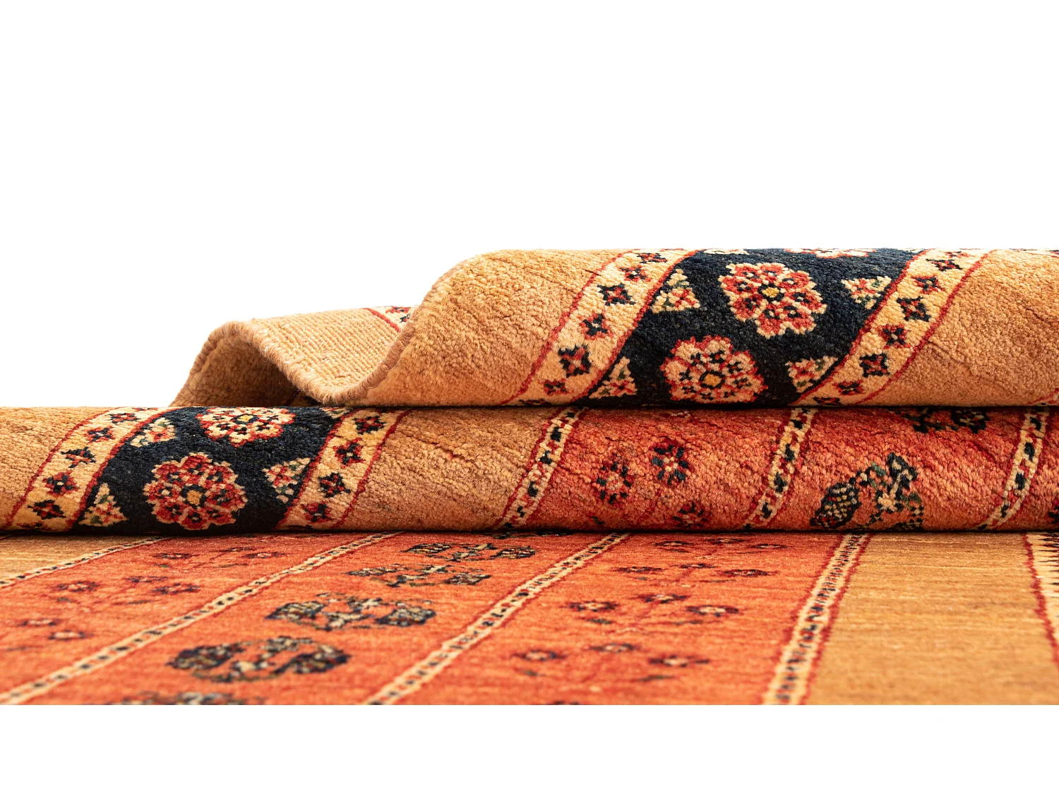 Tapis de couloir en laine 84x185 brun Kashkuli