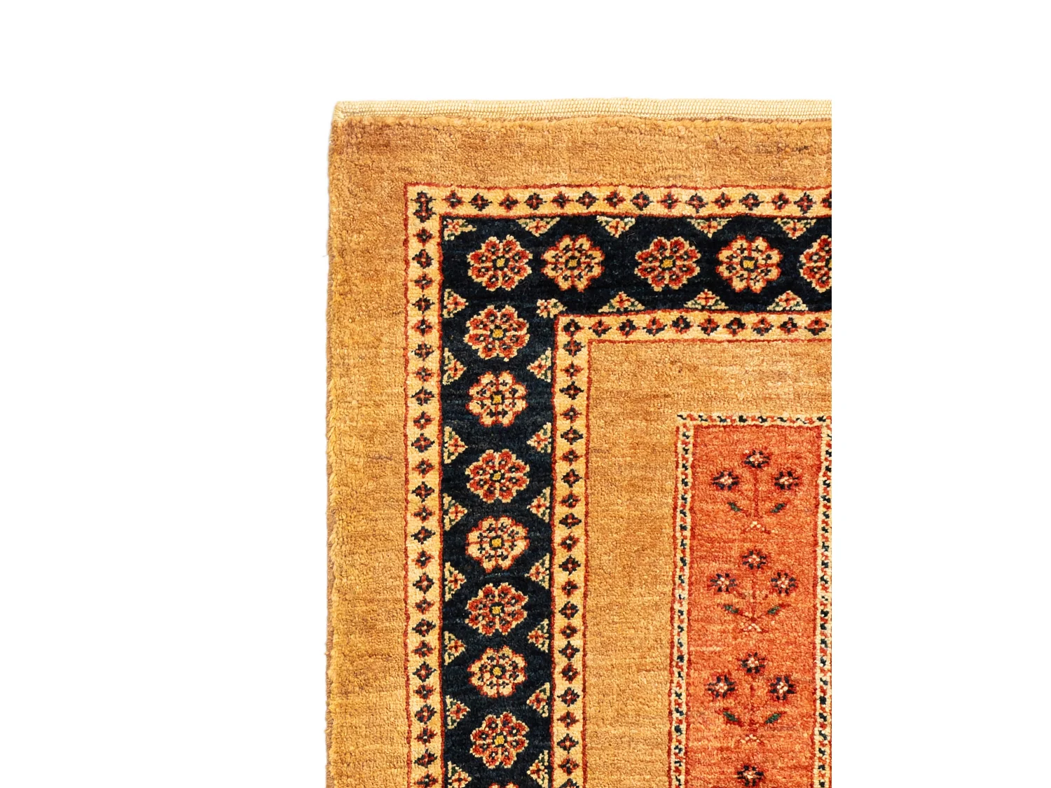 Tapis de couloir en laine 84x185 brun Kashkuli