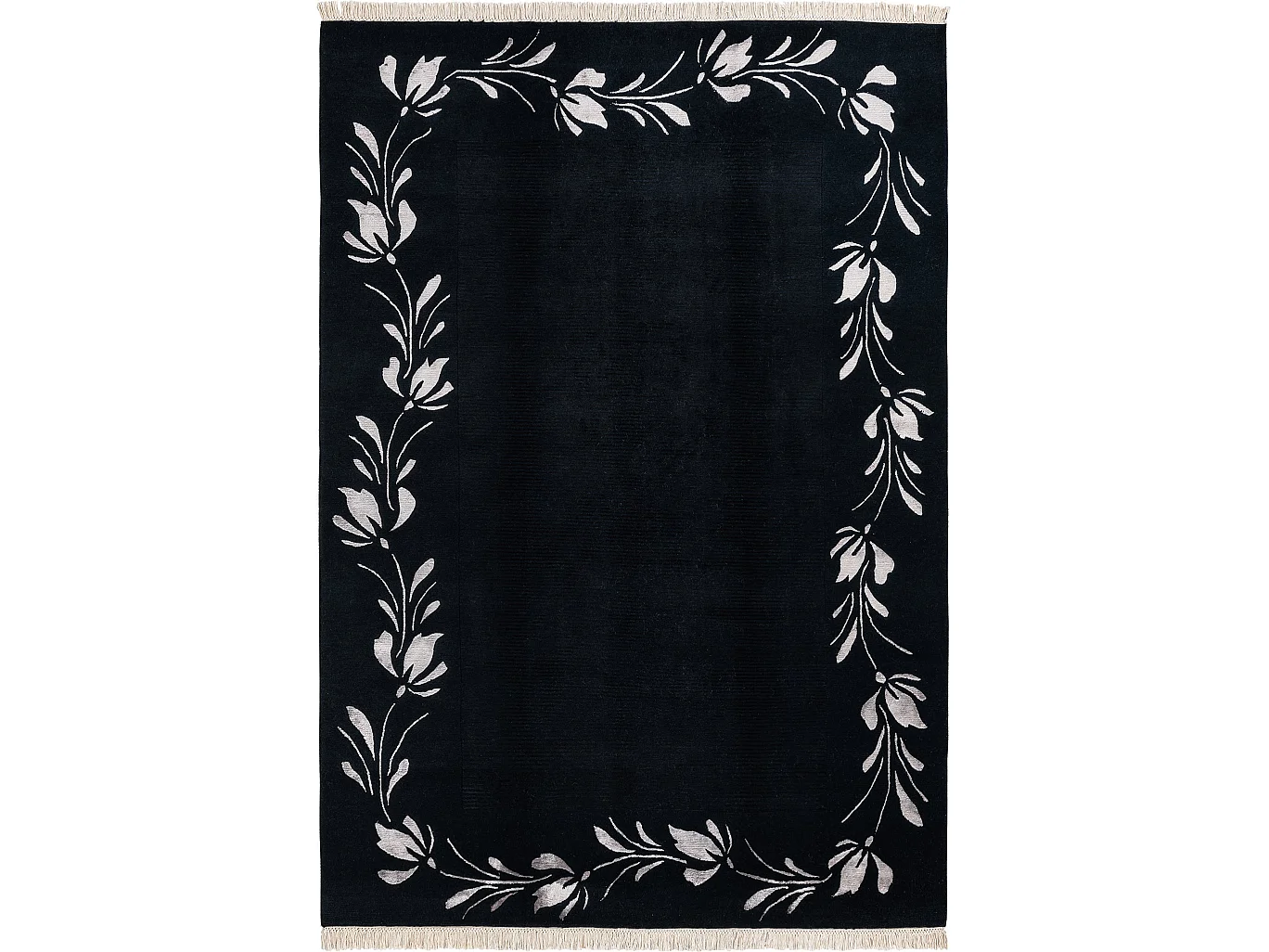 Tappeto in lana 173x241 nero Darya