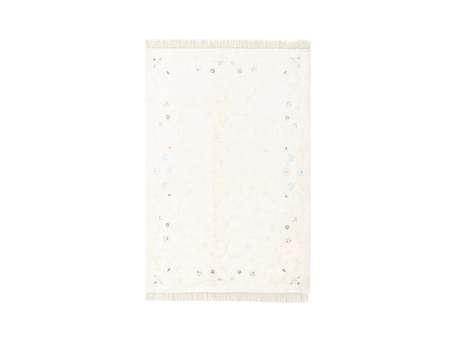Tapis de laine 119x178 beige Darya