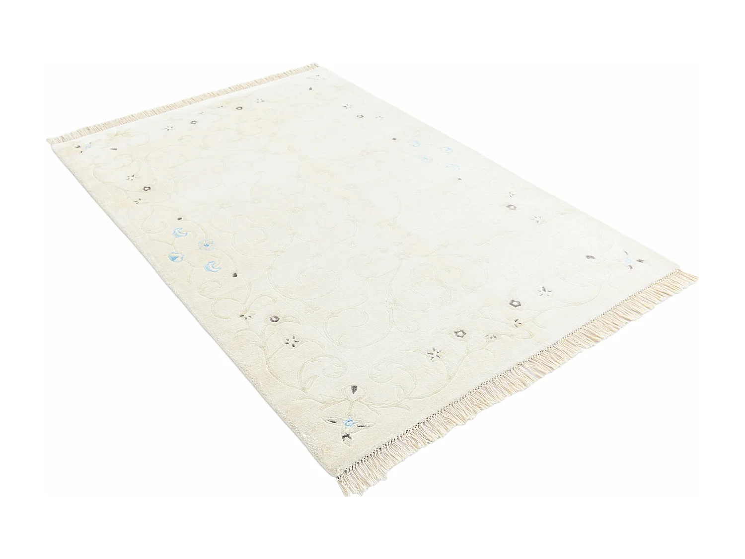 Tapis de laine 119x178 beige Darya