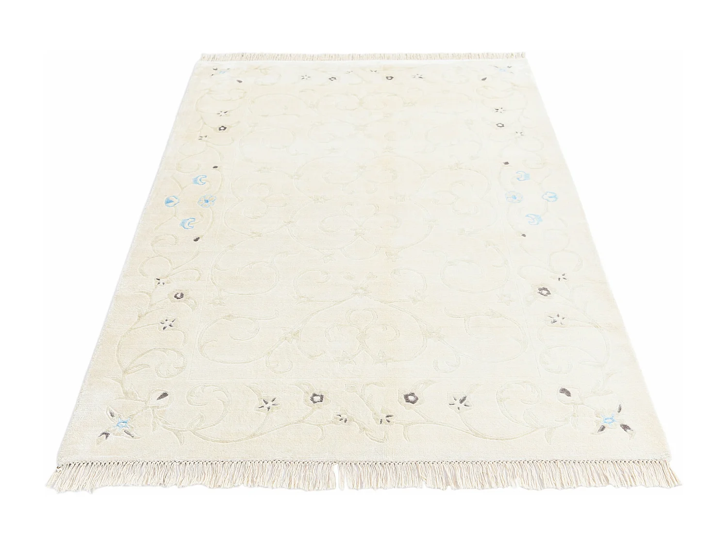 Tapis de laine 119x178 beige Darya