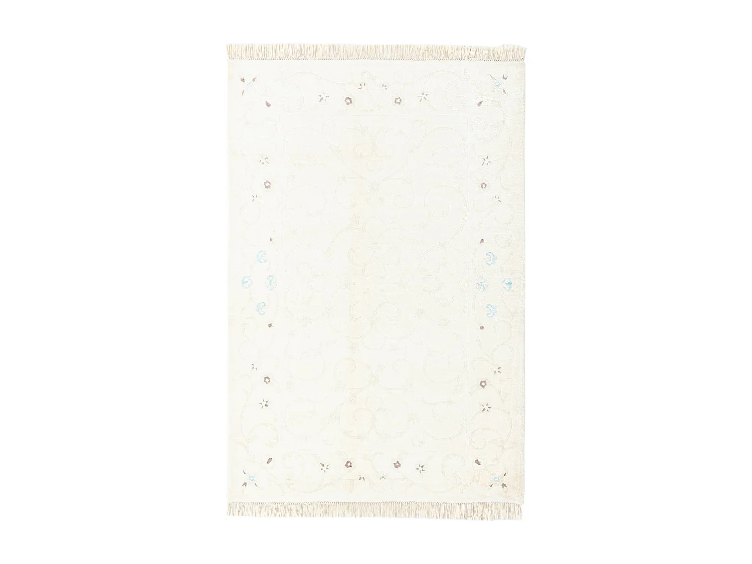 Tapis de laine 119x178 beige Darya