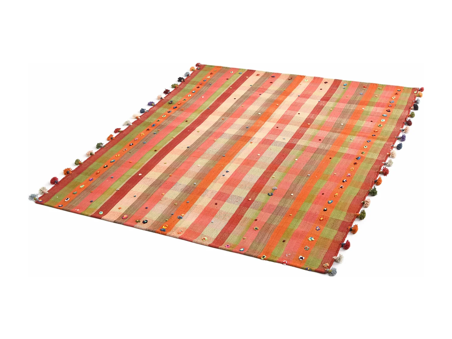 Tapis de laine 149x187 multicolore Jajim