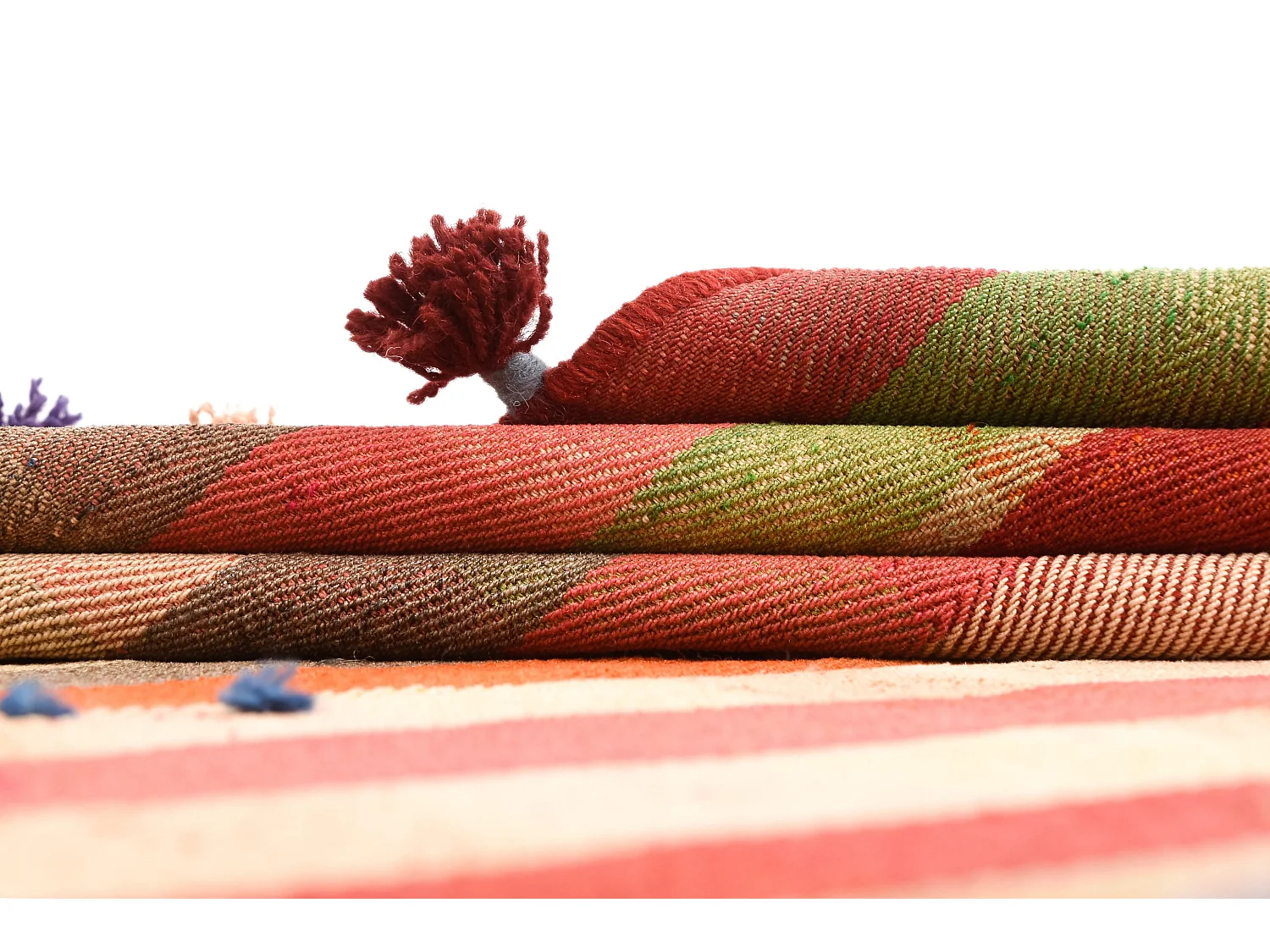 Tapis de laine 149x187 multicolore Jajim