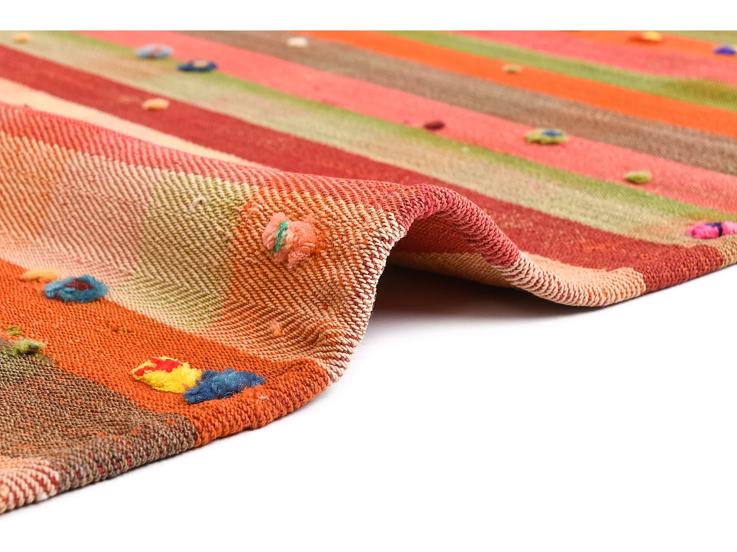 Tapis de laine 149x187 multicolore Jajim