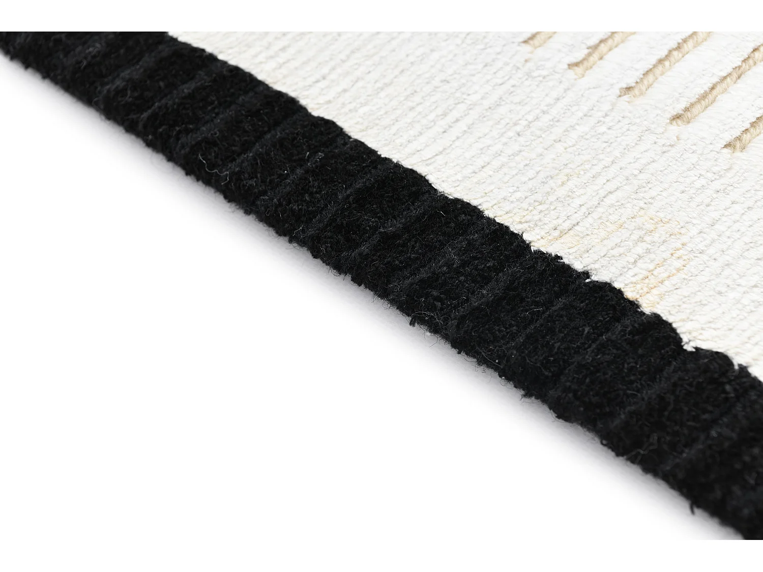 Tappeto per corridoio in lana 84x302 bianco Darya