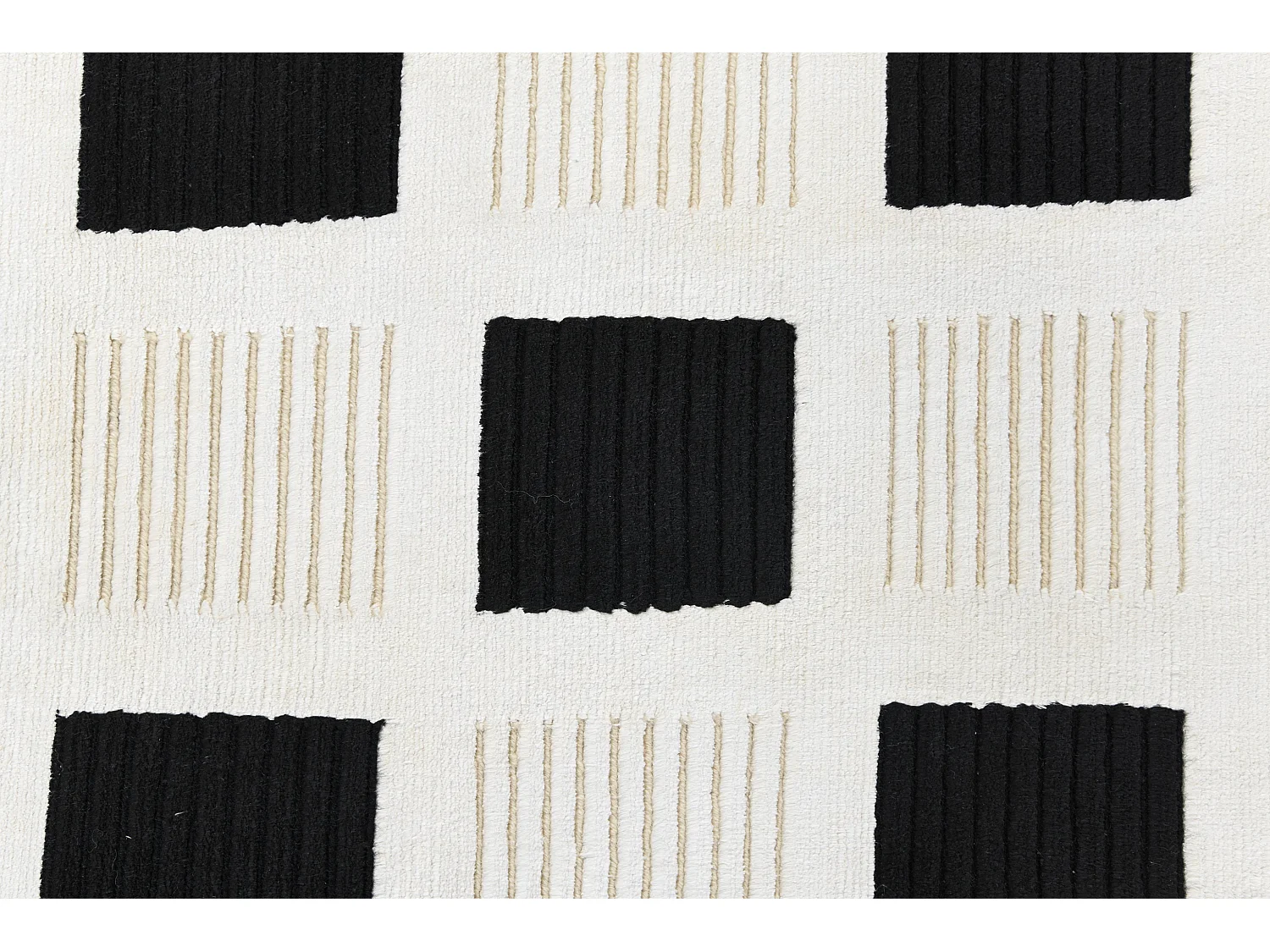 Tappeto per corridoio in lana 84x302 bianco Darya