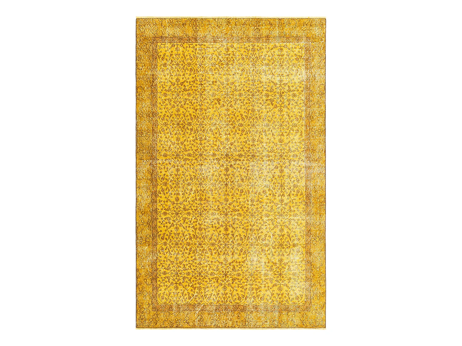 Tapis de laine 150x249 jaune Ultra Vintage