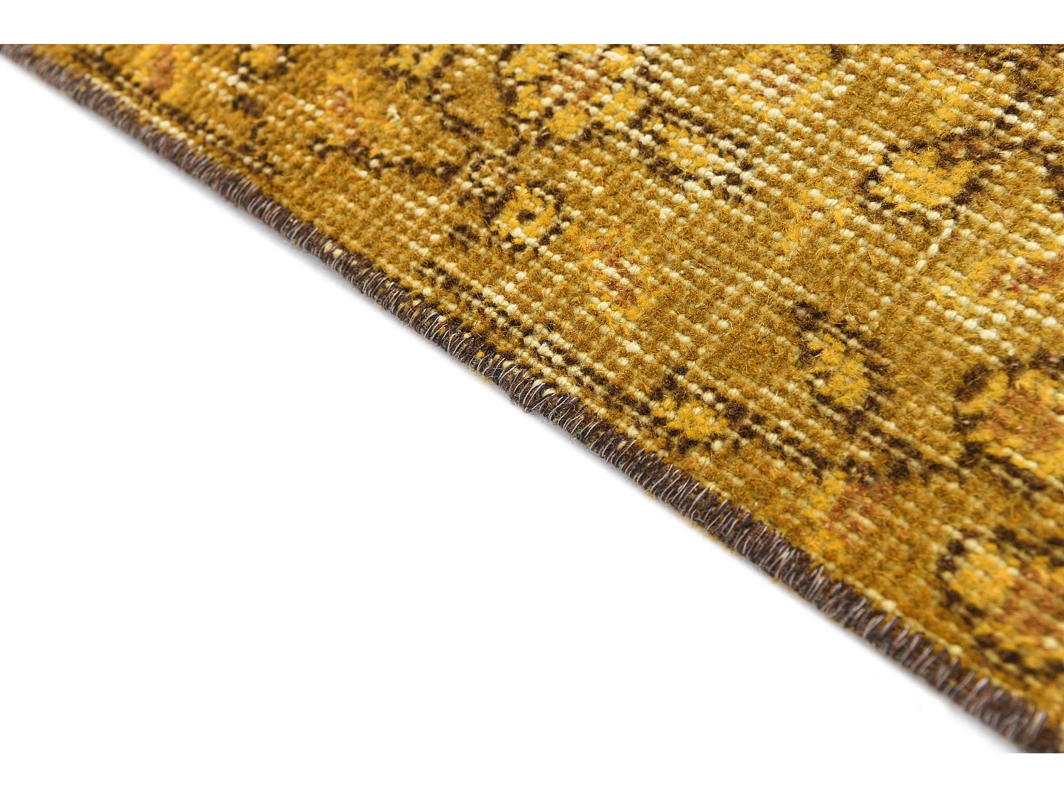 Tapis de laine 150x249 jaune Ultra Vintage