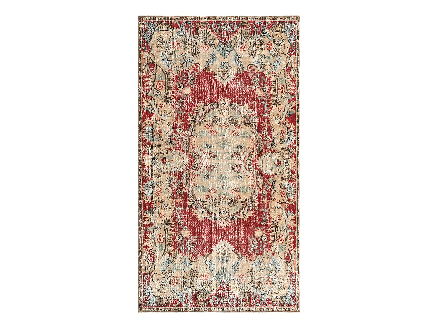 Tapis de laine 137x251 brun Ultra Vintage
