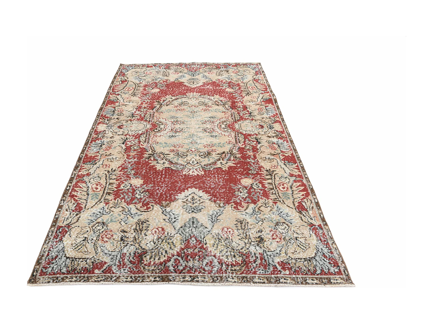 Tapis de laine 137x251 brun Ultra Vintage