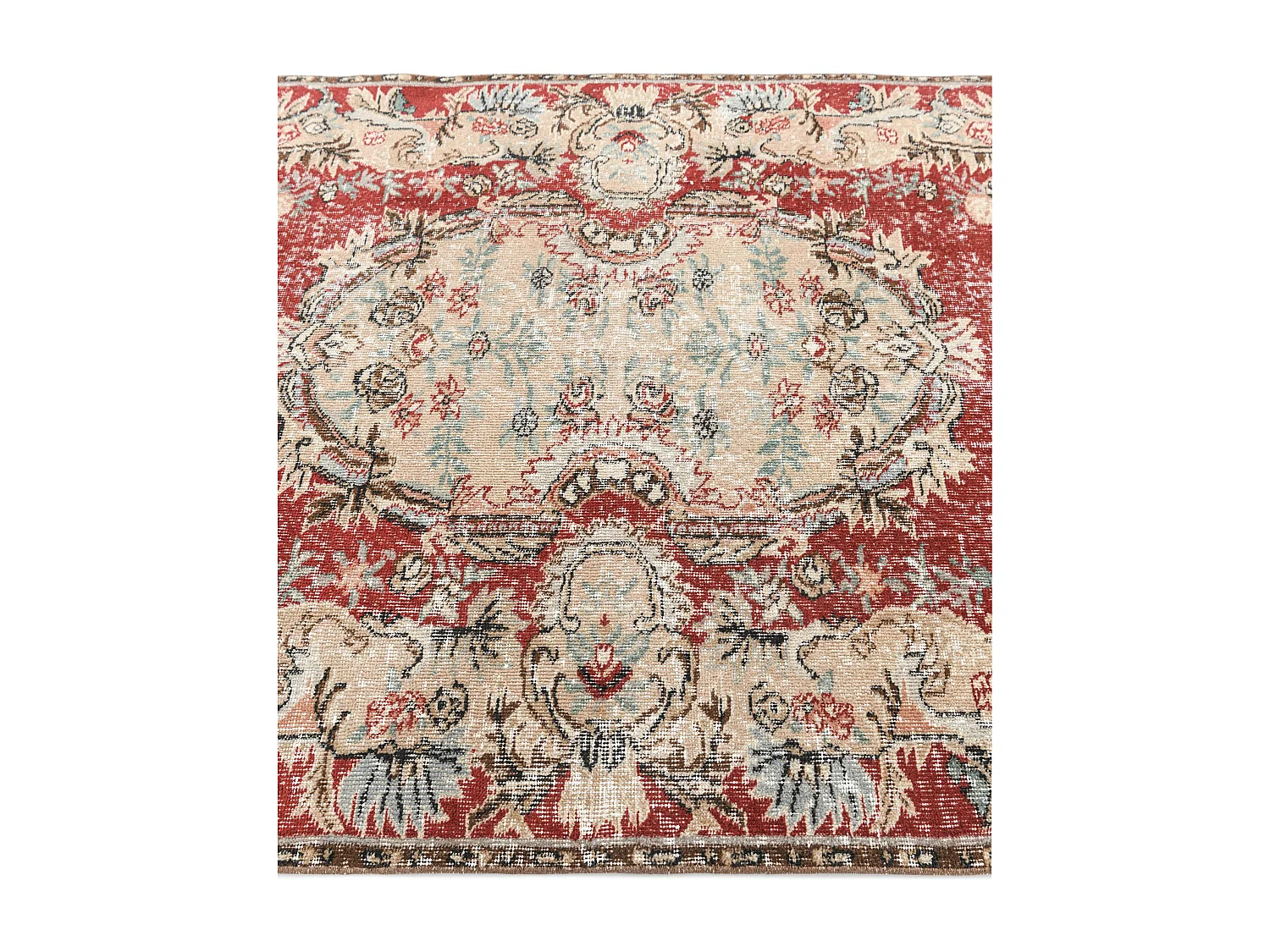 Tapis de laine 137x251 brun Ultra Vintage