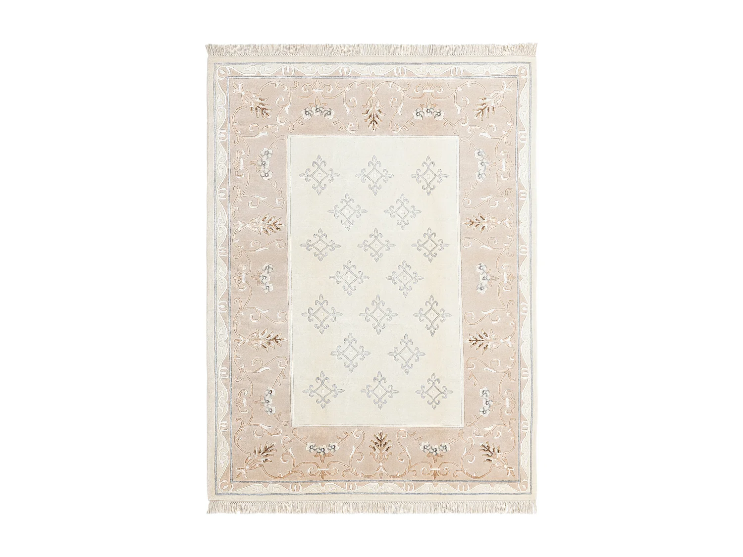 Wollteppich 150x203 Beige Darya