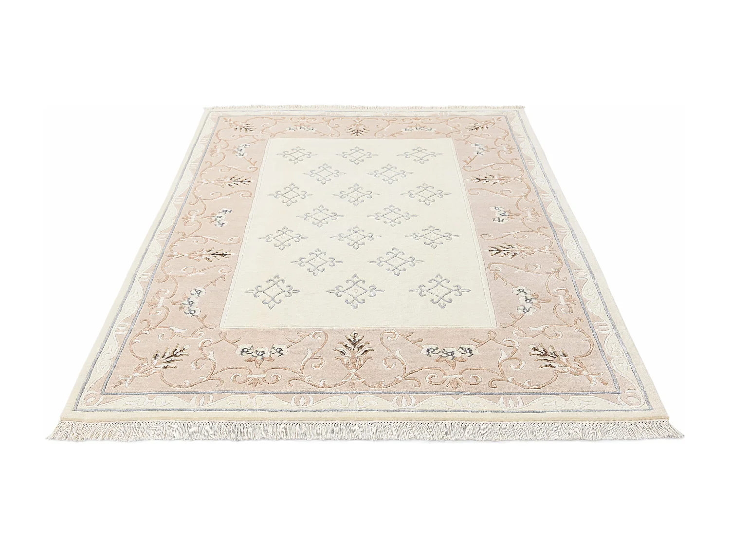 Wollteppich 150x203 Beige Darya