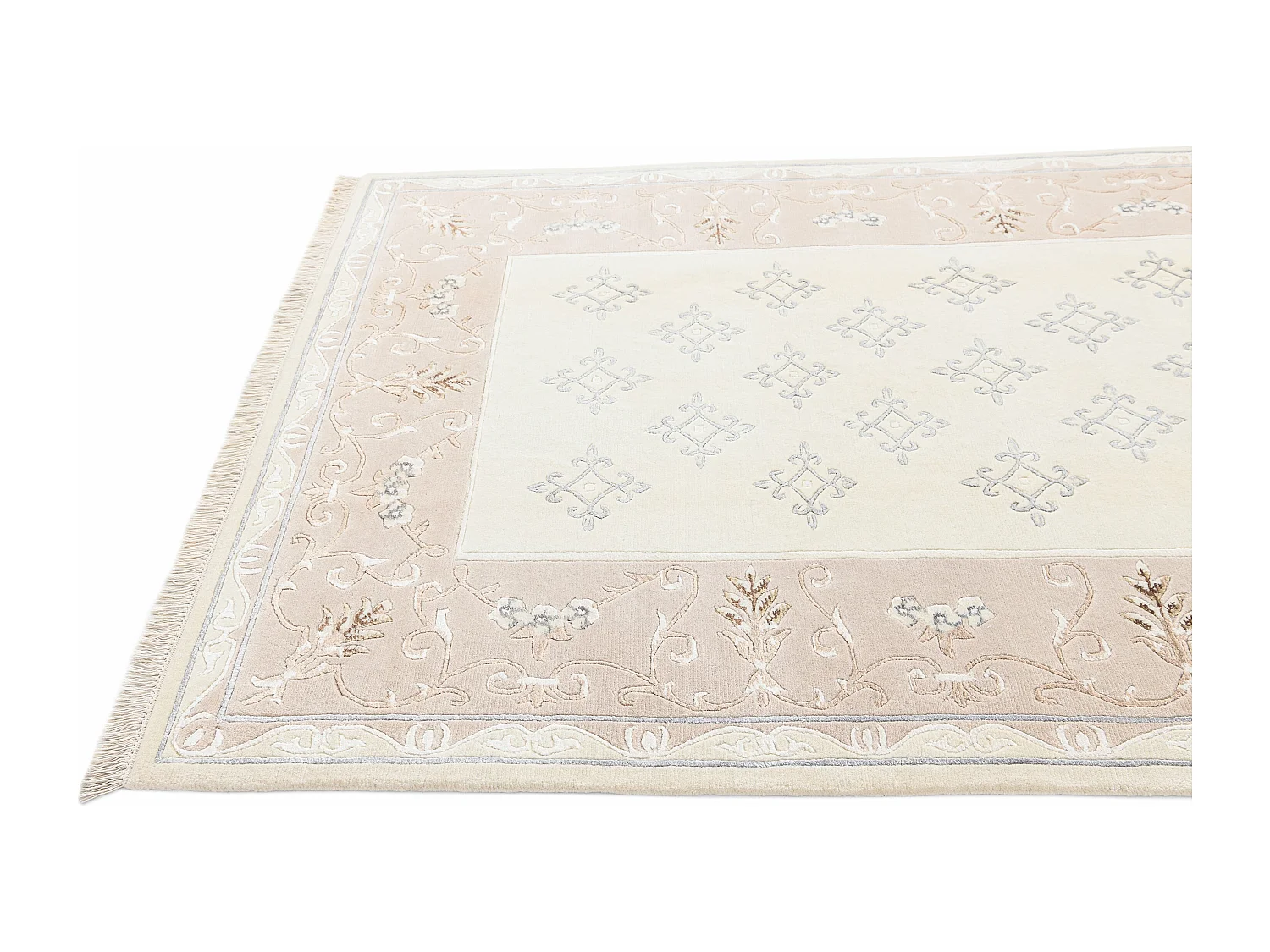 Wollteppich 150x203 Beige Darya