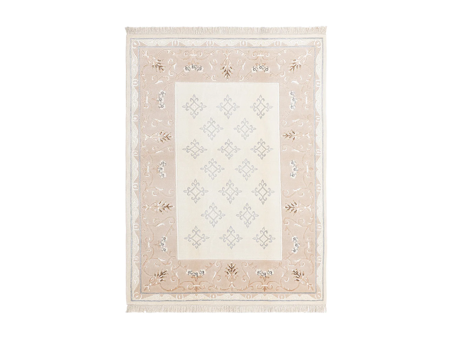 Wollteppich 150x203 Beige Darya