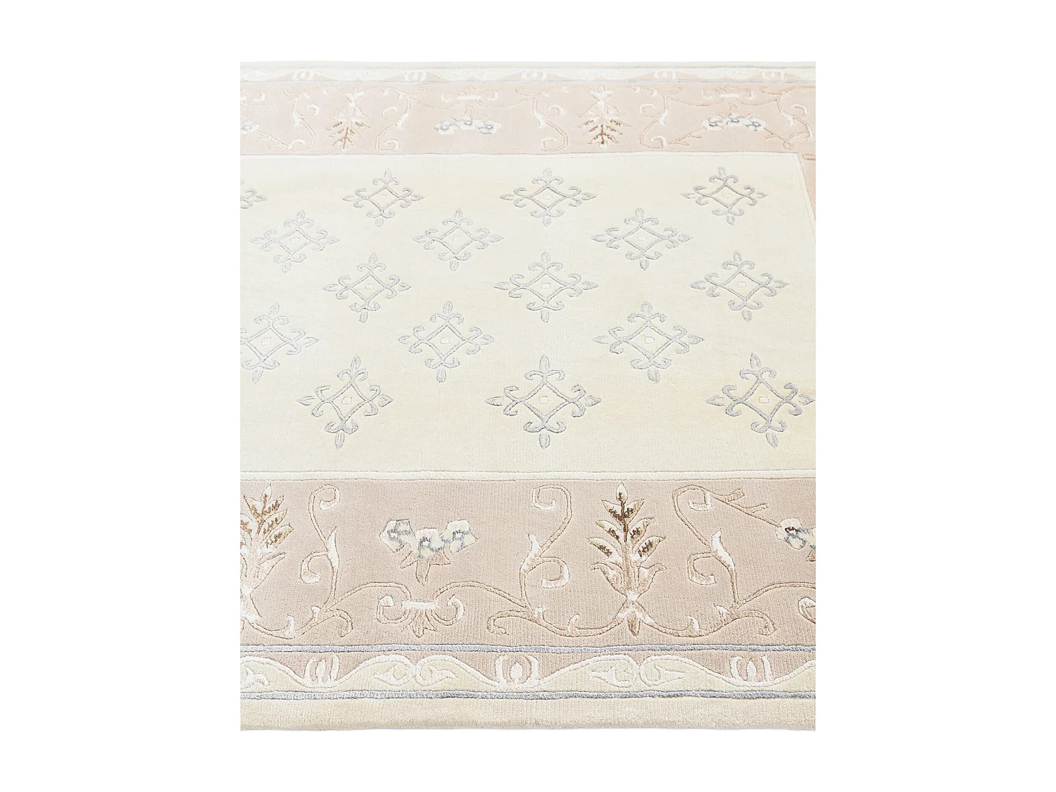 Tapis de laine 150x203 beige Darya