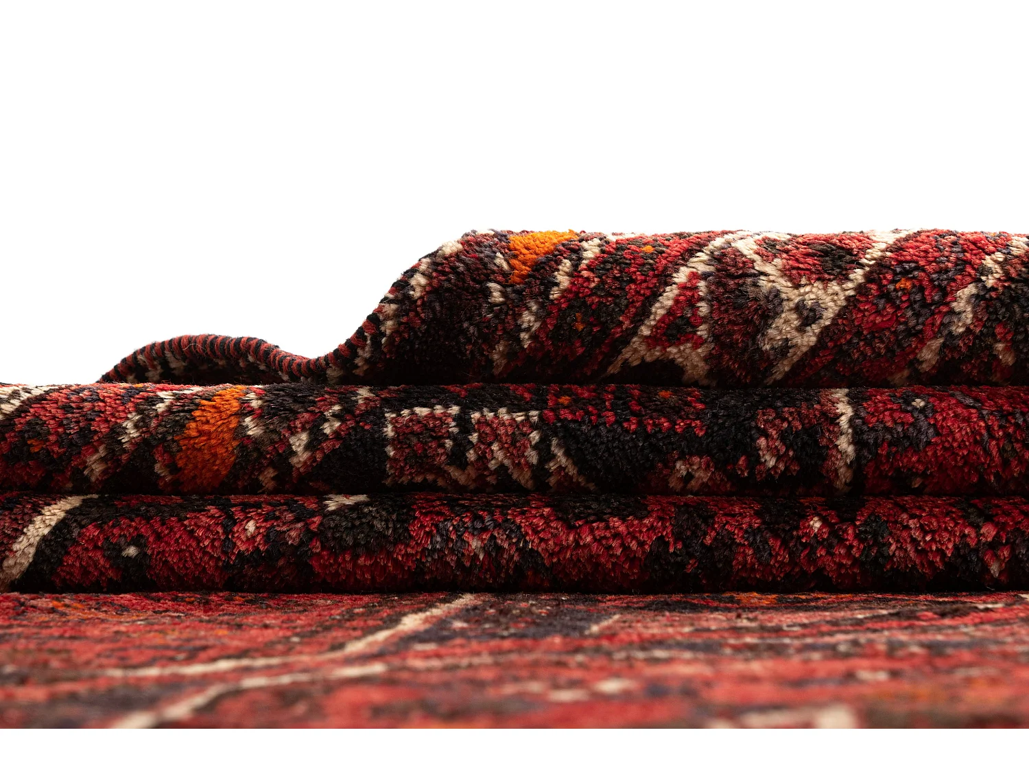 Tapis de laine 214x310 rouge Ghashghai