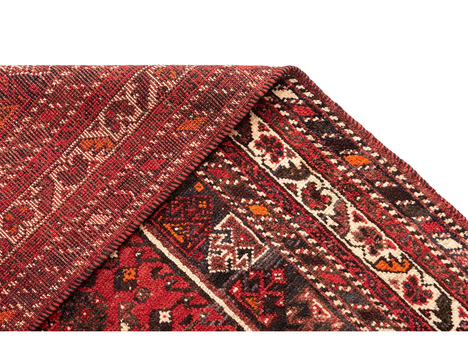 Tapis de laine 214x310 rouge Ghashghai